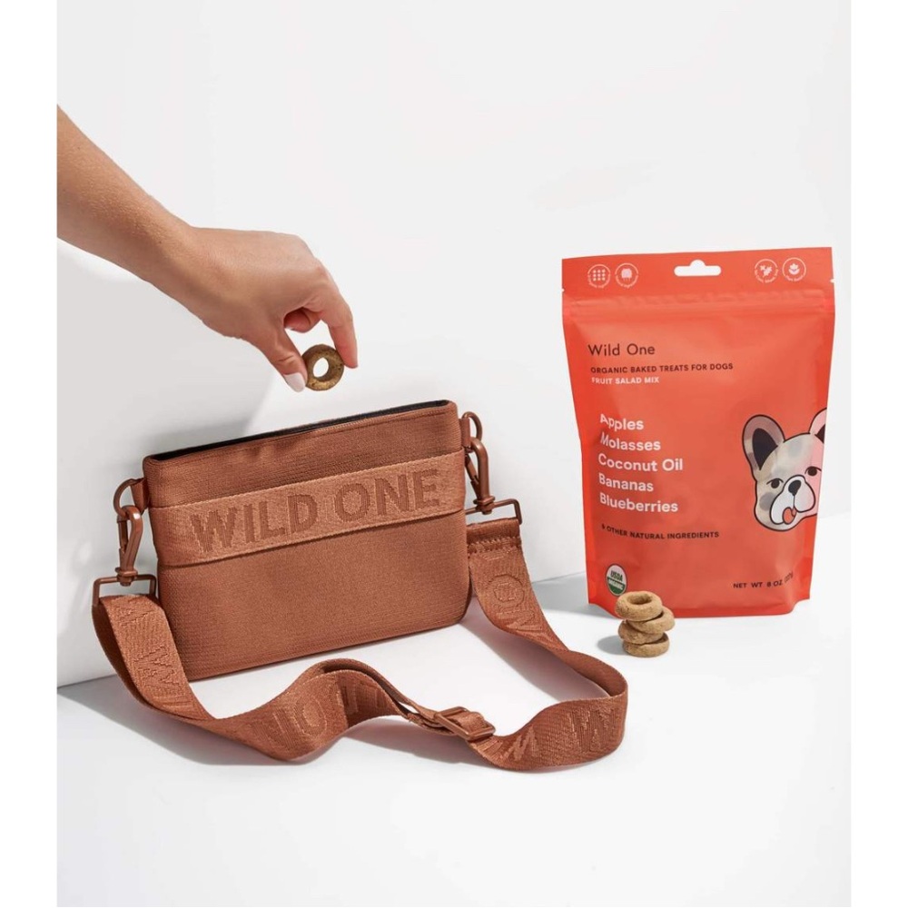 Wild One Recycled Knit Treat Pouch